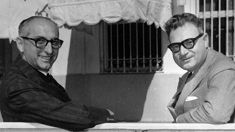 Rogelio Frigerio y Arturo Frondizi.